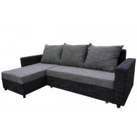 Coltar extensibil ANES 14 DR Sezut Gri / Brate Negre